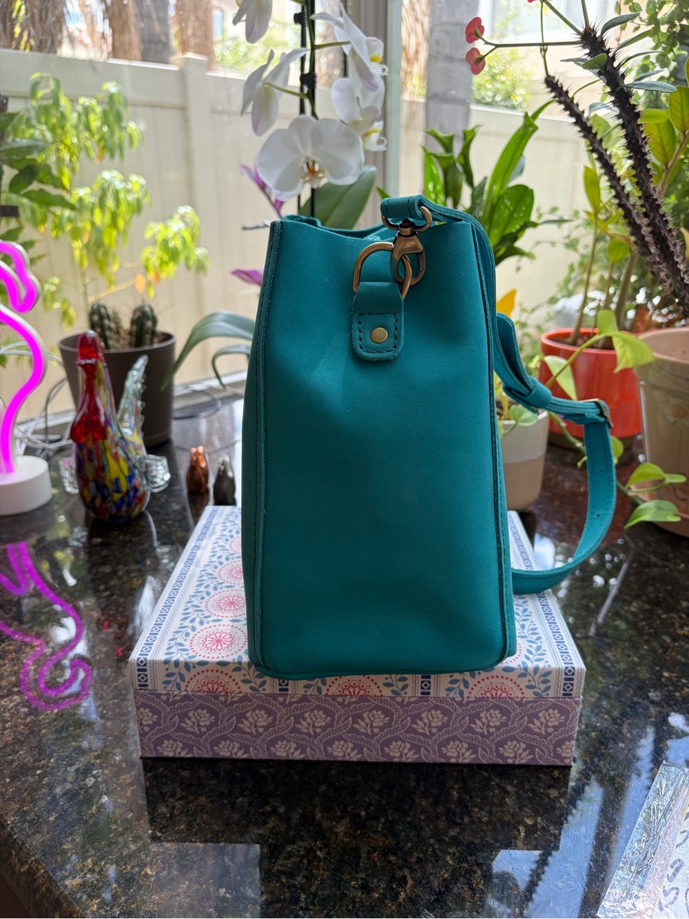 Portland Leather Aquamarine Butterfly 🦄 - Picture 6 of 10